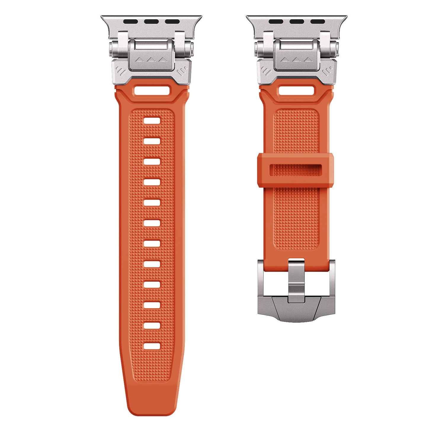 High End Metal And Silicone Watch Strap