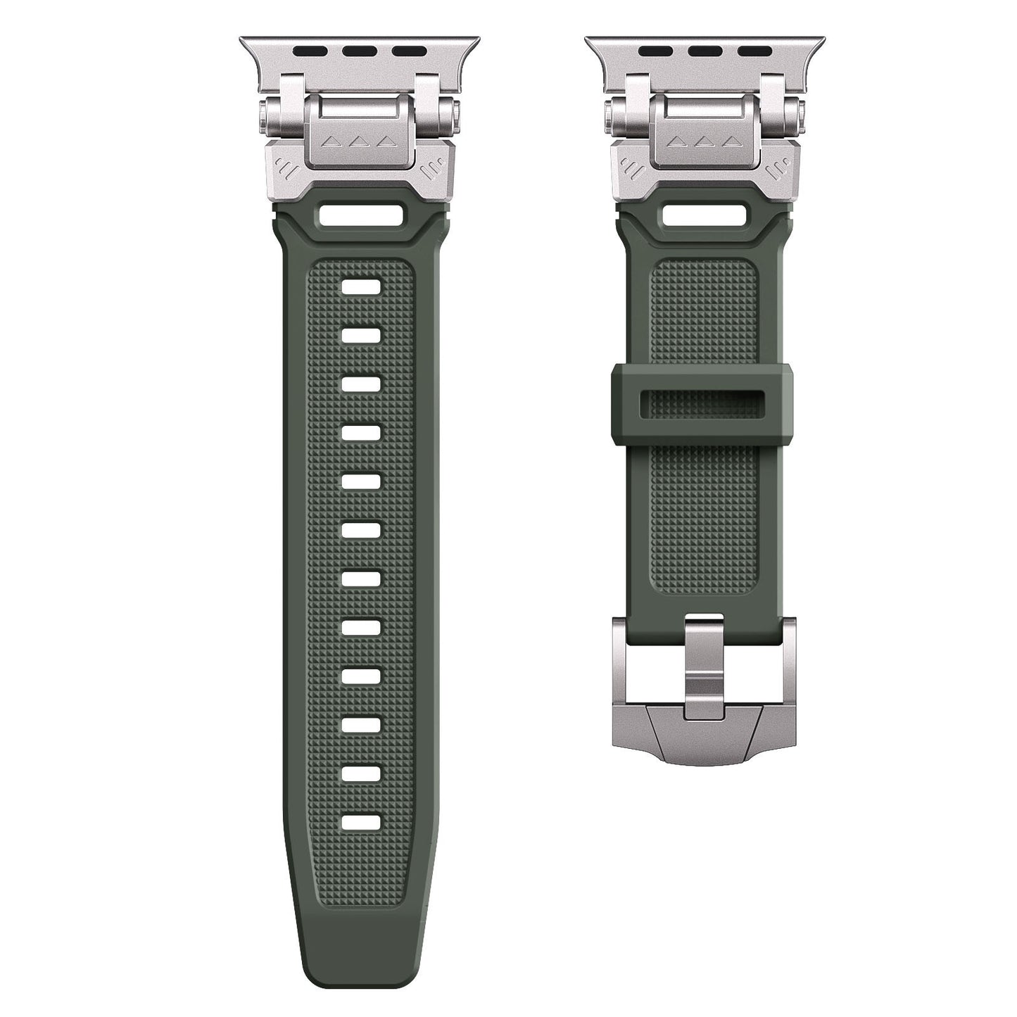 High End Metal And Silicone Watch Strap